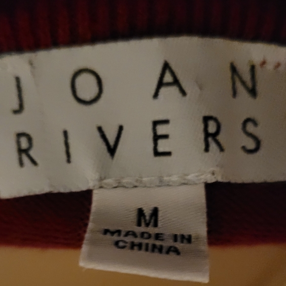NWOT Joan Rivers Mock Turtleneck Sweater  Size Med - Picture 3 of 5